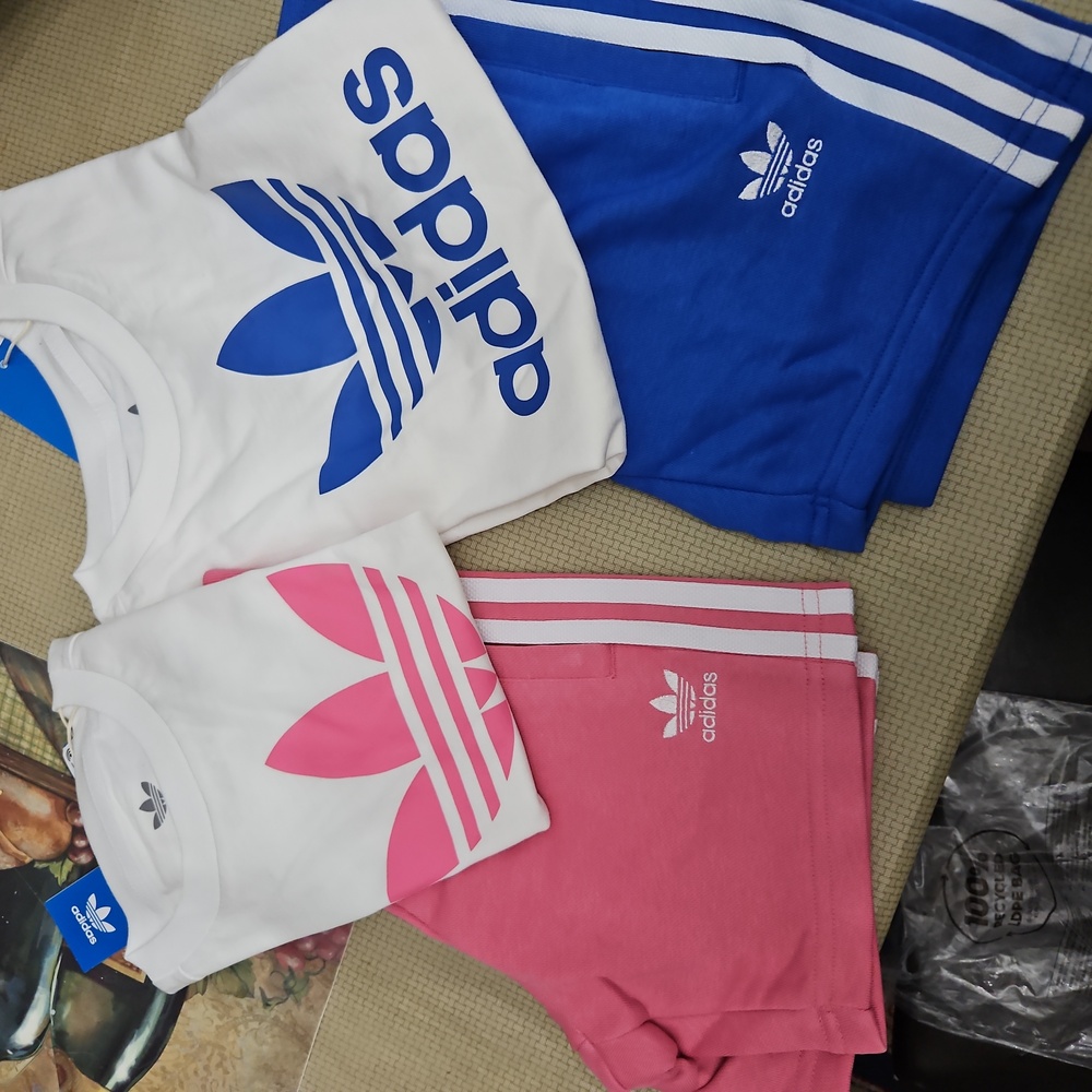 Adidas Kids' Adicolor Shorts Tee Set Kids